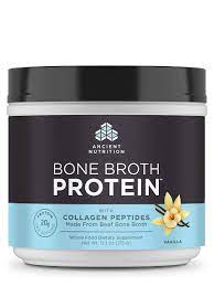Bone Broth Protein Beef-Vanilla, 15 Servings