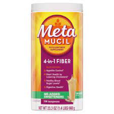 Metamucil Sugar Free Unflavored Smooth Powder Fiber, 114 Servings